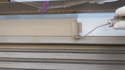 シャッターボックス<br />中塗り・ファインフッ素UV