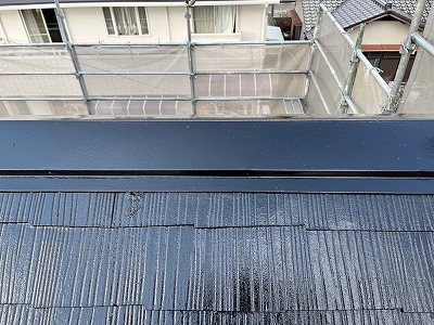 屋根板金　施工後　完了