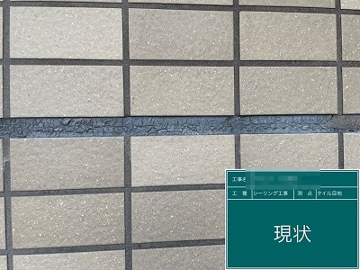外壁タイル化粧シーリング現状