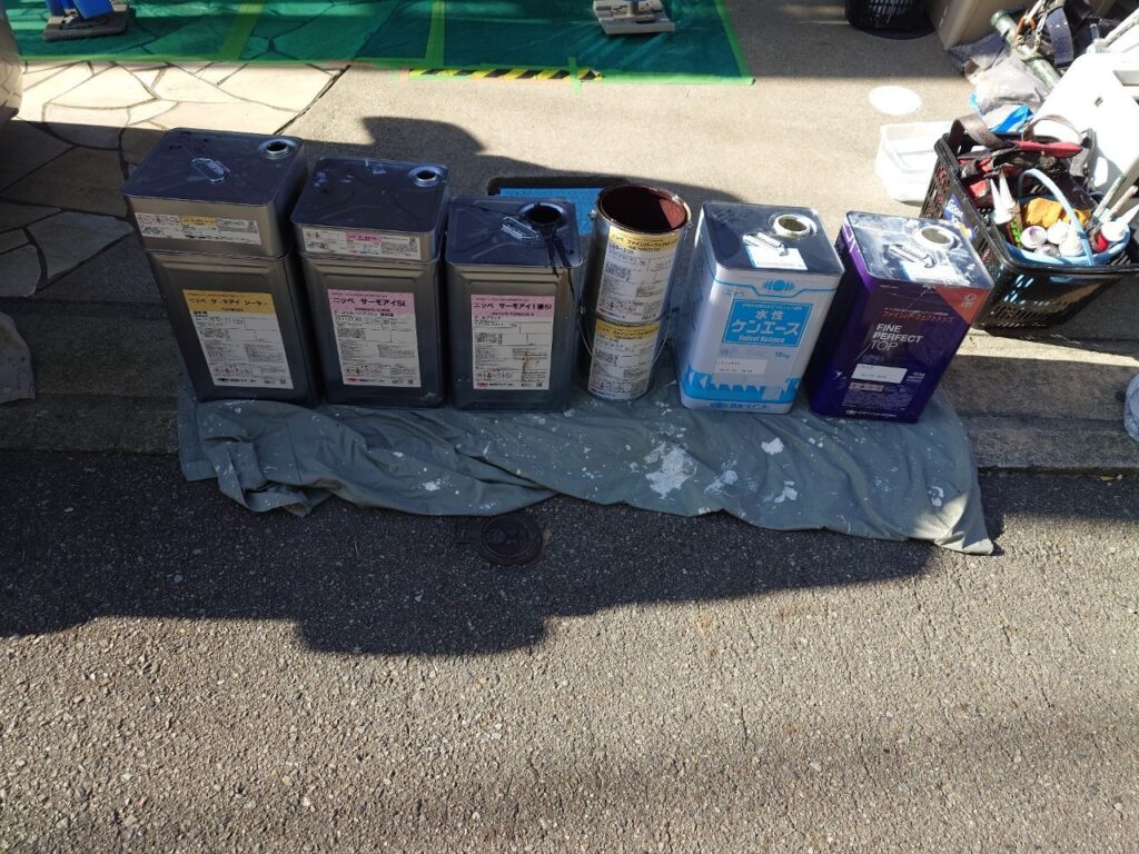 屋根・付帯部　使用済み材料