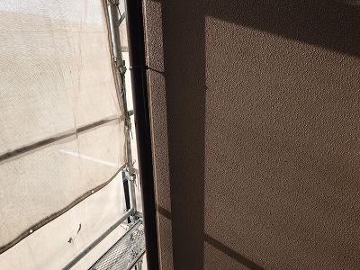 竪樋　施工後　完了