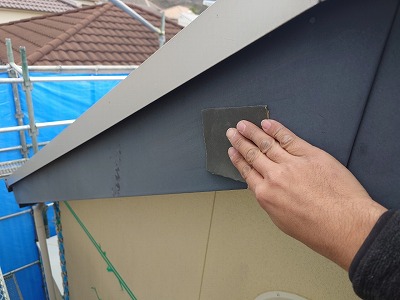 破風板　ケレン・下地処理