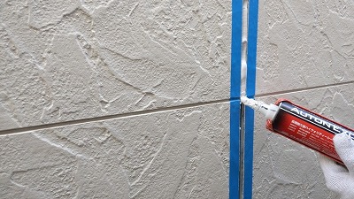 シール工事　外壁目地　シール充填