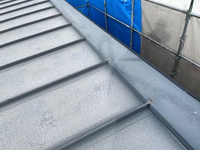 屋根板金　施工前