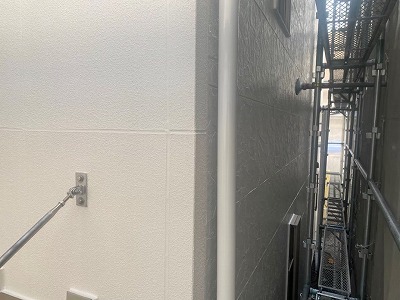 竪樋　施工後　完了