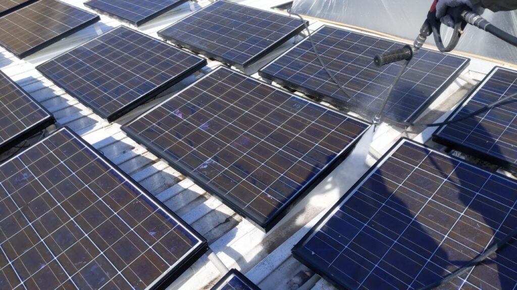 高圧洗浄　屋根